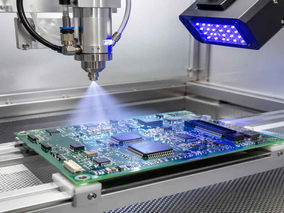 Conformal coating application on PCB for environmental protection